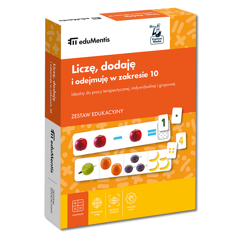 Liczę, dodaje i odejmuje w zakresie 10. eduMentis - karty pracy