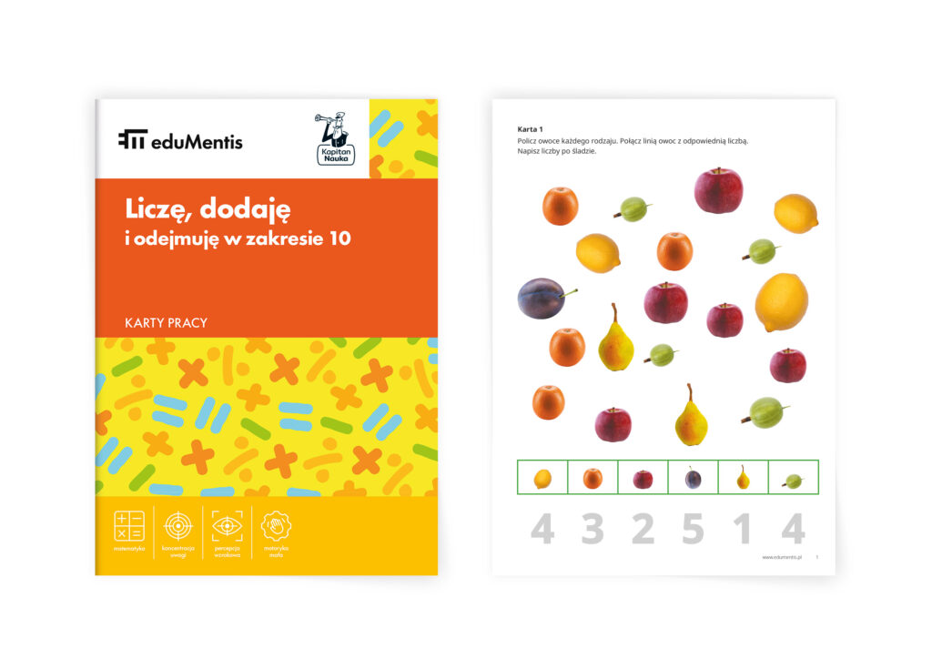 Liczę, dodaje i odejmuje w zakresie 10. eduMentis - materiały dla dzieci ze specjalnymi potrzebami edukacyjnymi